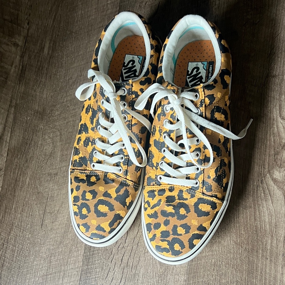 Vans Animal Print Sneakers with comfy cushion